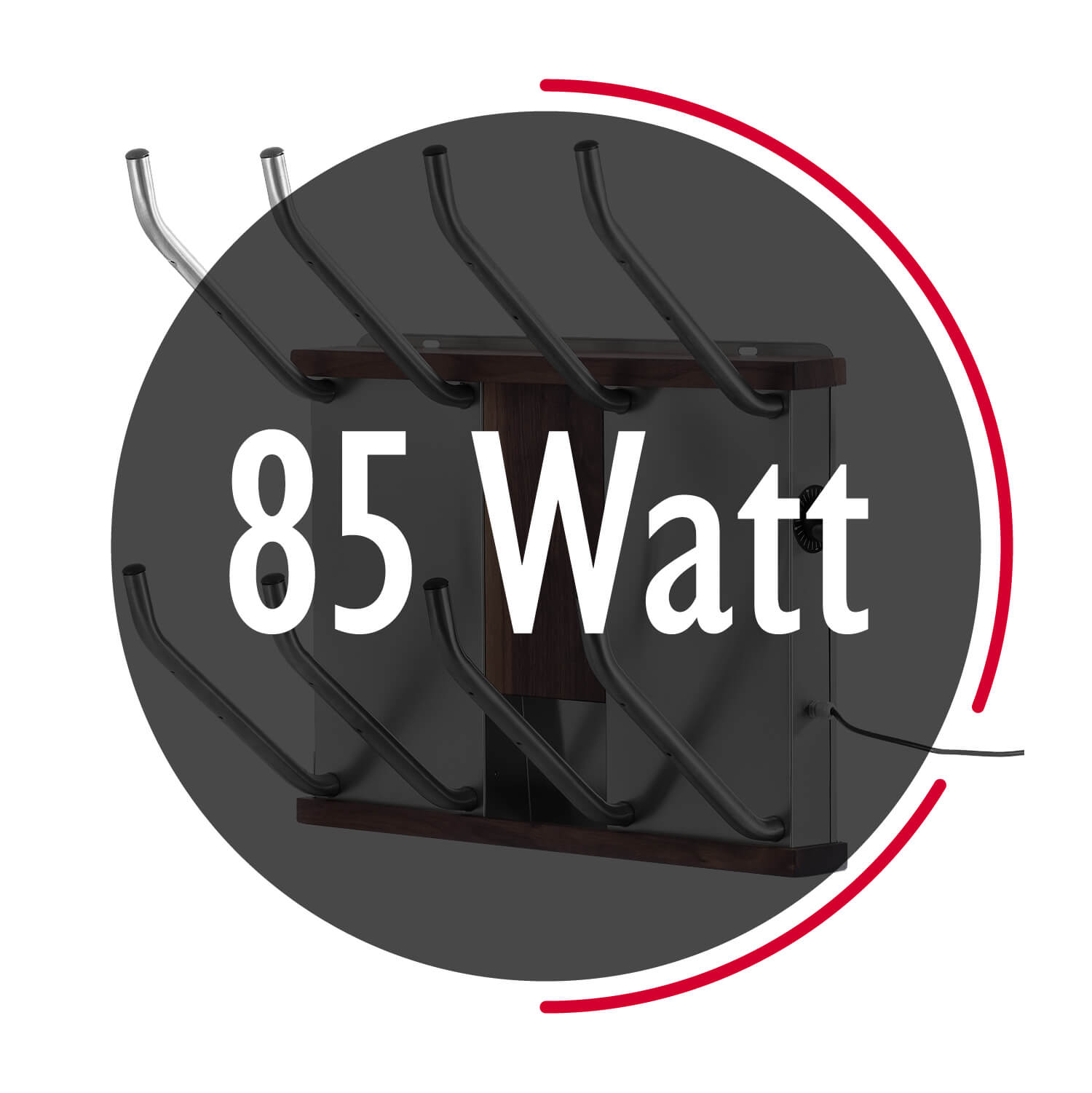oskari BORA® 4 Breit - Elektrischer Schuhtrockner für 4 Paar Schuhe - OSKARI mit Warmluft für Stiefel, Schuhe, Skischuhe , Fußballschuhe