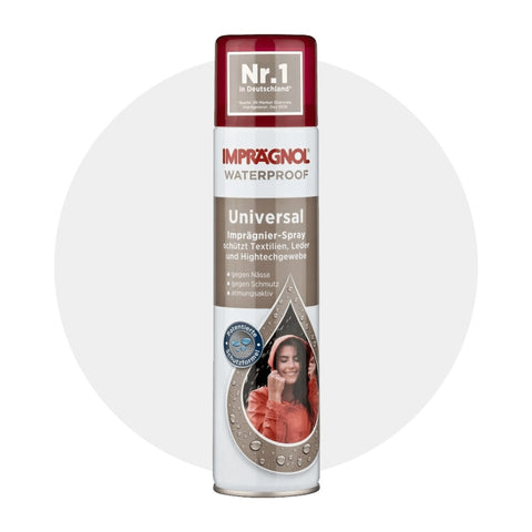 IMPRÄGNOL - Universal-Imprägnierspray - OSKARI mit Warmluft für Stiefel, Schuhe, Skischuhe , Fußballschuhe